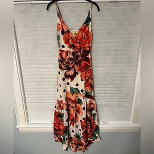 Farm Rio Anthropologie Size 2 rio riviera eyelet maxi dress